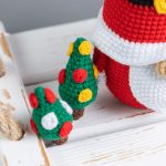 Christmas crochet patterns Santa gnomes with Christmas trees, Christmas gnomes amigurumi pattern, Crochet Christmas ornaments, Holiday gnome - Image 6