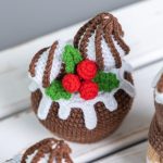Crochet patterns Christmas gnome with cupcake and meringues, Christmas amigurumi pattern, Crochet gnome pattern, Crochet play food pattern - Image 9
