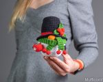 Crochet patterns Christmas Snowman gnome, Christmas amigurumi gnome pattern, Christmas crochet gnomes pattern, Crochet winter gnome pattern - Image 4