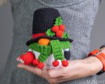 Crochet patterns Christmas Snowman gnome, Christmas amigurumi gnome pattern, Christmas crochet gnomes pattern, Crochet winter gnome pattern - Image 3