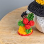 Crochet patterns Christmas Snowman gnome with the bell and candy cane, Christmas amigurumi gnome pattern, Christmas crochet gnomes pattern - Image 5