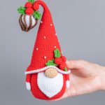 Crochet patterns Christmas gnome with mug and meringues, Christmas amigurumi pattern, Crochet winter gnome pattern, Holiday gnome pattern - Image 9