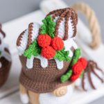 Crochet patterns Christmas gnome with cupcake and meringues, Christmas amigurumi pattern, Crochet gnome pattern, Crochet play food pattern - Image 4