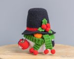 Crochet patterns Christmas Snowman gnome, Christmas amigurumi gnome pattern, Christmas crochet gnomes pattern, Crochet winter gnome pattern - Image 8