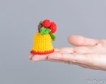 Crochet patterns Christmas Snowman gnome with the bell and candy cane, Christmas amigurumi gnome pattern, Christmas crochet gnomes pattern - Image 6