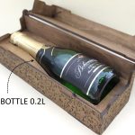 Laser Cut Champagne Box SVG: 0.2L Bottle, CNC Files (Digital Product)
