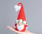 Crochet patterns gnome with crochet heart, Crochet gnome amigurumi pattern, Crochet valentine gnome patterns,  Crochet gift pattern - Image 4
