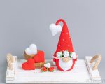 Crochet patterns gnome with crochet heart, Crochet gnome amigurumi pattern, Crochet valentine gnome patterns,  Crochet gift pattern - Image 7