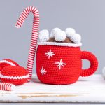 Crochet patterns Christmas mug and murshmallows,  Christmas crochet food pattern, Crochet play food pattern, Crochet Christmas decor pattern - Image 3