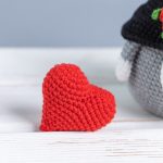 Crochet patterns gnome with crochet heart, Crochet gnome amigurumi pattern, Crochet Valentine gnome pattern,  Crochet Valentines day pattern - Image 7