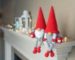 Crochet patterns gnomes with cups, Crochet gnome amigurumi pattern, Crochet valentine gnome patterns, Crochet gift for couple, Crochet heart - Image 3