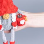 Crochet patterns gnomes with cups, Crochet gnome amigurumi pattern, Crochet valentine gnome patterns, Crochet gift for couple, Crochet heart - Image 7