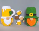 Crochet patterns Beer Leprechaun gnome, St Patricks day crochet gnomes amigurumi patterns, Fathers day crochet gift pattern - Image 2