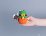 Crochet patterns St Patricks day gnomes keychains, Leprechaun crochet gnomes amigurumi pattern, Fathers day lucky crochet decor pattern - Image 6