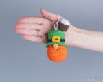 Crochet keychain pattern for St Patricks day,Leprechaun gnome ornaments pattern,  Fathers day lucky crochet home decor pattern, Crochet gift - Image 3