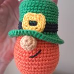 Crochet keychain pattern for St Patricks day,Leprechaun gnome ornaments pattern,  Fathers day lucky crochet home decor pattern, Crochet gift - Image 6
