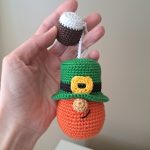 Crochet keychain pattern for St Patricks day,Leprechaun gnome ornaments pattern,  Fathers day lucky crochet home decor pattern, Crochet gift - Image 7