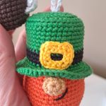 Crochet keychain pattern for St Patricks day,Leprechaun gnome ornaments pattern,  Fathers day lucky crochet home decor pattern, Crochet gift - Image 9