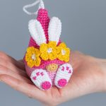 Easter crochet patterns bundle Easter Bunny keychains with Crochet bunny gnomes, Crochet gnome bunny amigurumi pattern, Crochet Easter decor - Image 8