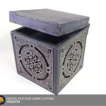 Celtic Laser Cut Box: SVG, PDF, CDR (Digital Product)