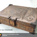 Laser Cut Jewelry Box SVG: CNC Plywood File, Ring Storage (Digital Product)