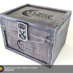 Laser Cut Box SVG: CNC Plywood File with Magnetic Closure (Digital Download)
