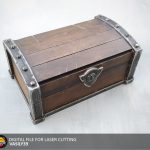 Antique Chest Laser Cut Files: SVG, PDF, CDR (3-6mm Plywood)