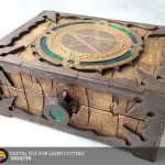 Laser Cut Jewelry Box, CNC Files (svg, pdf, cdr) (Digital Product)
