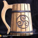 Wooden Mug Plan: Laser Cut Files SVG, PDF, CDR (Digital Product)