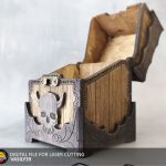 Laser Cut Card Storage Box SVG, CNC Files (Digital Product)