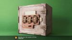 Safe with combination lock. 1/8inch (3.175mm). Laser cut files SVG, PDF, CDR Digital product