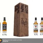 Whiskey Gift Box: Laser Cut Files (SVG, PDF, CDR)