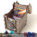 Laser Cut Card Storage Box, SVG PDF CDR Files (3mm-6.36mm)