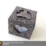 Laser Cut Small Gift Box SVG, PDF, CDR Files