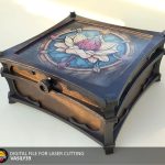 Laser Cut Jewelry Box Files, CNC Plywood Box (svg, pdf, cdr)