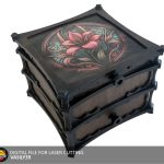 Laser Cut Chest of Drawers SVG, PDF, CDR (Digital Product)