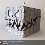 Halloween Monster Box Laser Cut Files: SVG, PDF, CDR (Digital Product)