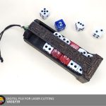 Laser Cut Dice Storage: SVG, PDF, CDR Files (Digital Product)