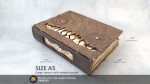 Monster Book A5 Laser Cut Files: SVG, PDF, CDR (Digital Product)