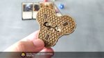 Laser Cut RPG Life Counter, Dragon Scale Engraving (svg, pdf, cdr)