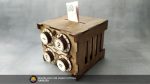 Combination Lock Safe: Laser Cut Files (SVG, PDF, CDR)