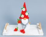 Crochet patterns Gnomes with strawberry and crochet flowers, Amigurumi crochet gnome and crochet strawberry pattern, Summer crochet pattern - Image 8