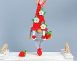 Crochet patterns Gnomes with strawberry and crochet flowers, Amigurumi crochet gnome and crochet strawberry pattern, Summer crochet pattern - Image 9