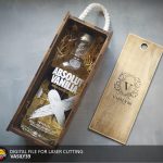 Absolut Vodka Gift Box: Laser Cut Files (SVG, PDF, CDR)