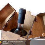 Wine Bottle Gift Box: Laser Cut Files (SVG, PDF, CDR)