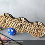 Dragon Scale Hp/Life Counter, Laser Cut Files (svg, pdf, cdr)