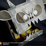 Monster Candy Box Laser Cut Files, Halloween SVG DXF CDR (Digital Product)
