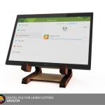 Laser Cut Tablet Stand SVG DXF CDR (Digital Product)