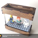 Display stand. 3mm, 1/8inch. Laser cut files SVG, PDF, CDR Digital product
