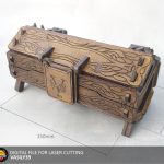 Vampire Chest Laser Cut Files: SVG, PDF, CDR (3-6mm Plywood)
